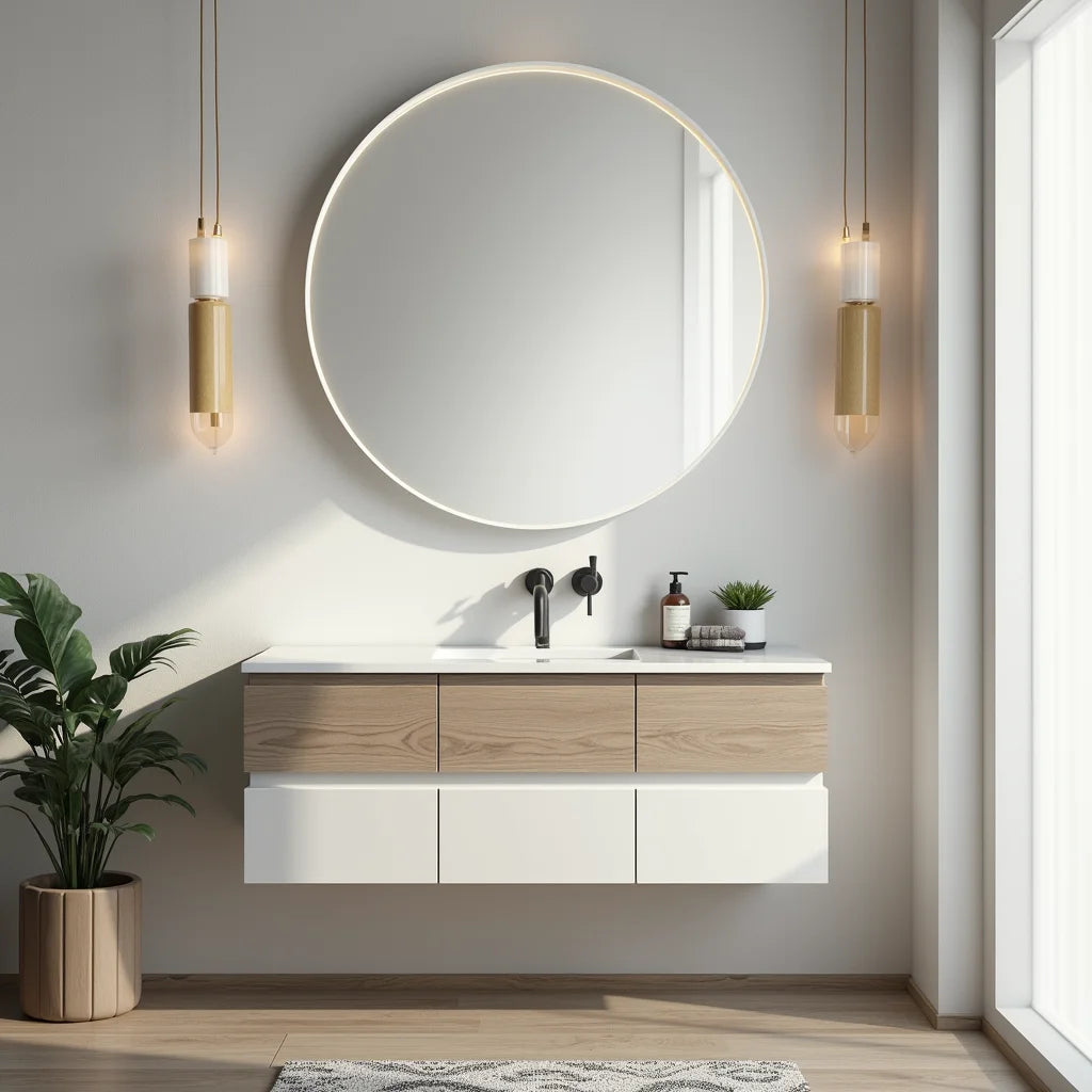 Single Sink Bathroom Vanity - Single Sink Bathroom Vanity Layouts for Style and Storage