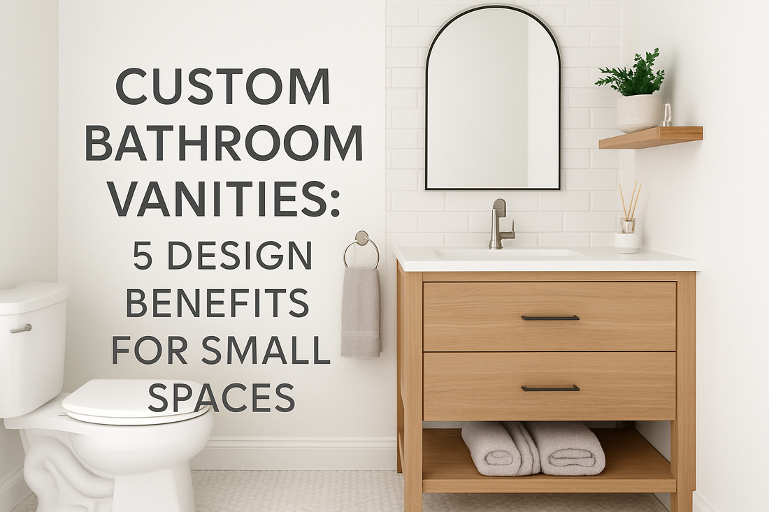 Custom Bathroom Vanities: 5 Design Benefits for Small Spaces