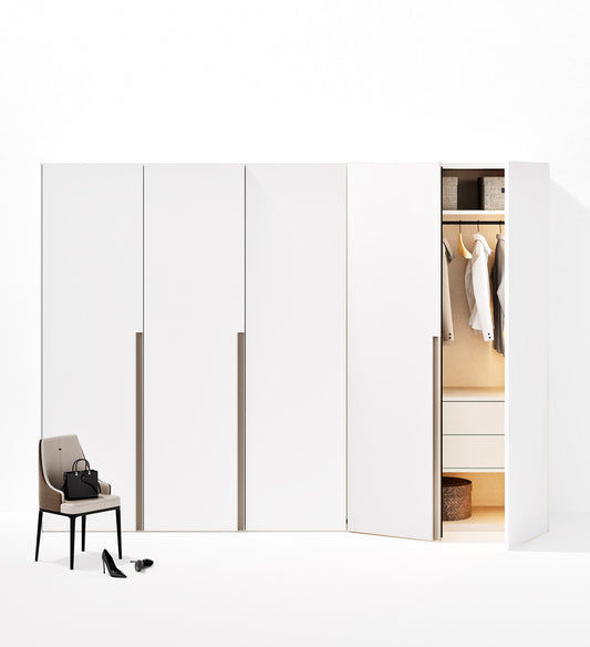 AVENA - Customizable dressing wardrobe with hinged doors - Rovalux