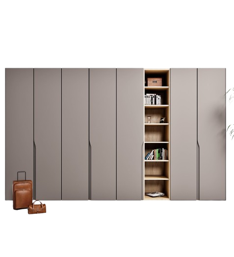Elegance Arden - Armoire dressing personnalisable avec portes battantes