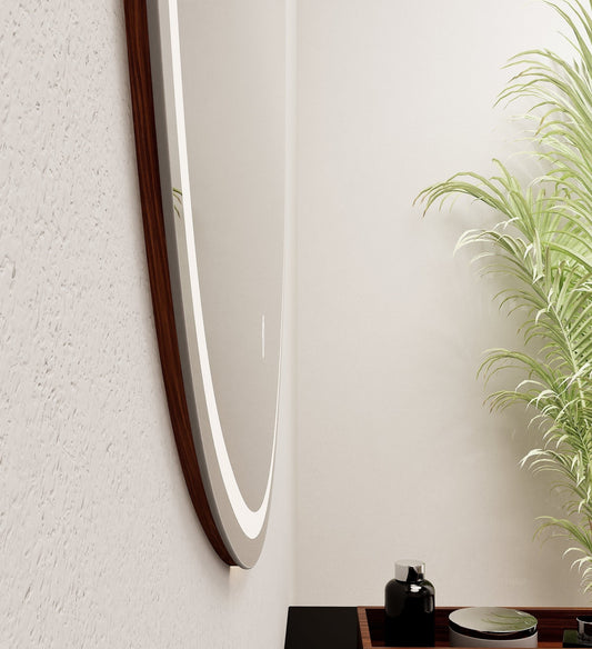 Aurora Ello Mirror with Integrated LED Lighting - ROVALUX