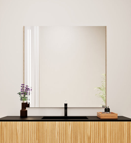 Fluvia QUADRO Mirror with Integrated LED Lighting - ROVALUX