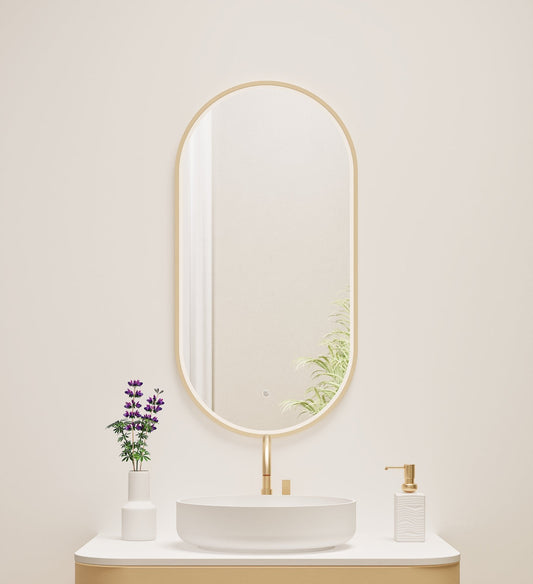 Serenia Evalo Mirror with Integrated LED Lighting - ROVALUX