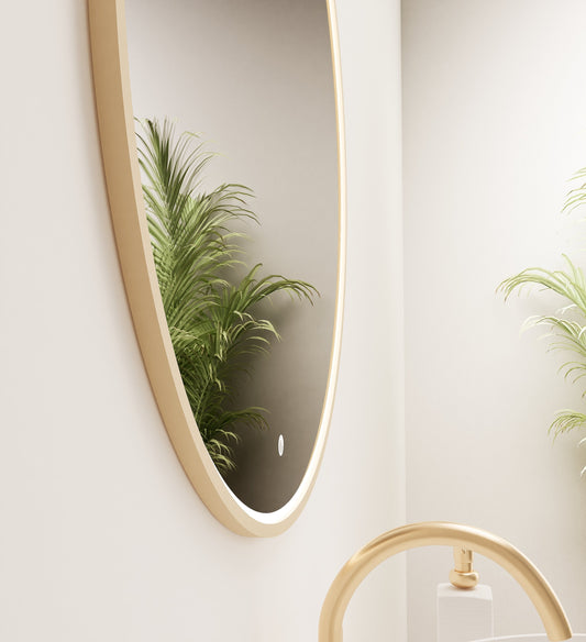 Serenia Luno Mirror with Integrated LED Lighting - ROVALUX