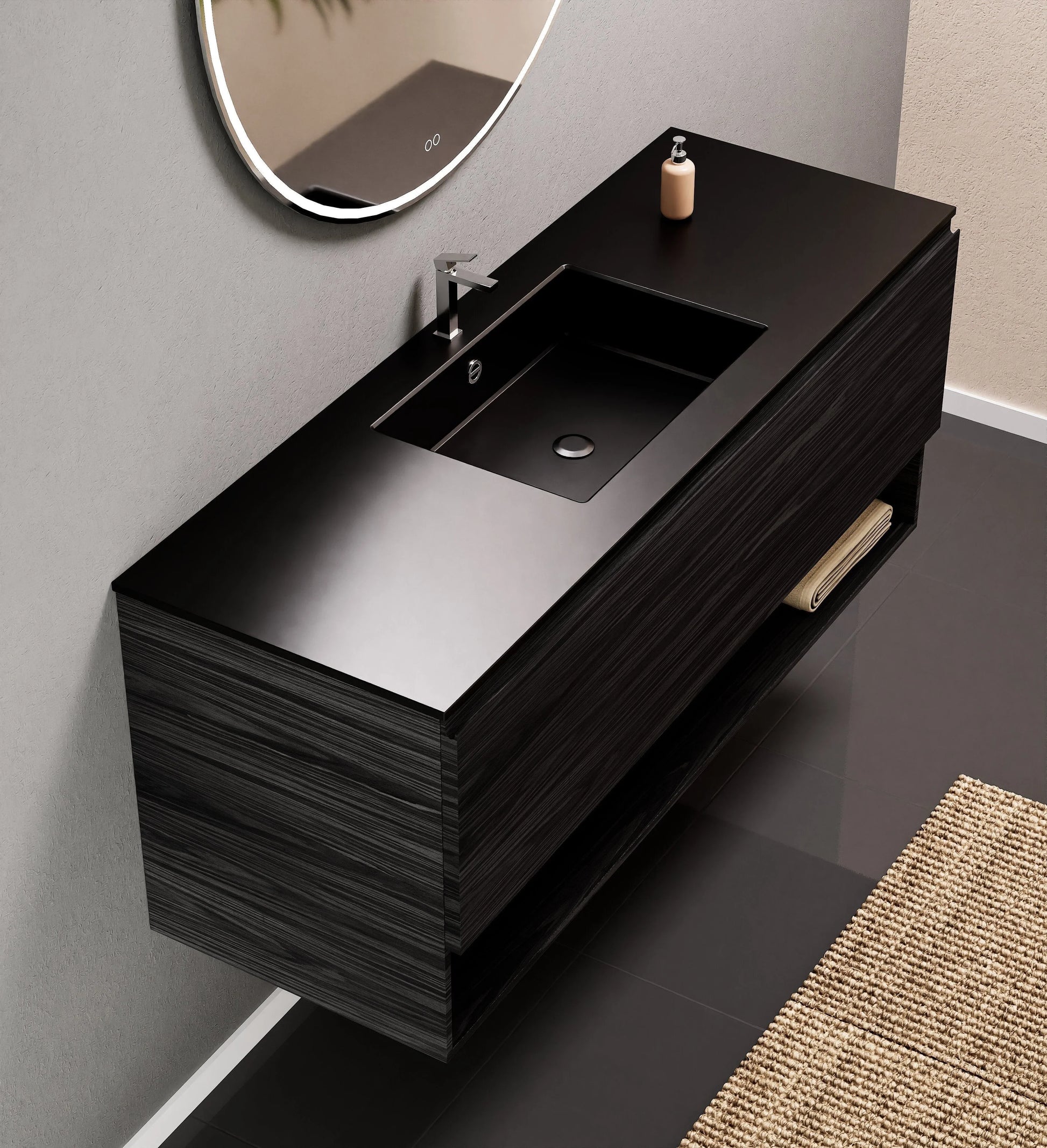 ecomposer-wood color-black
