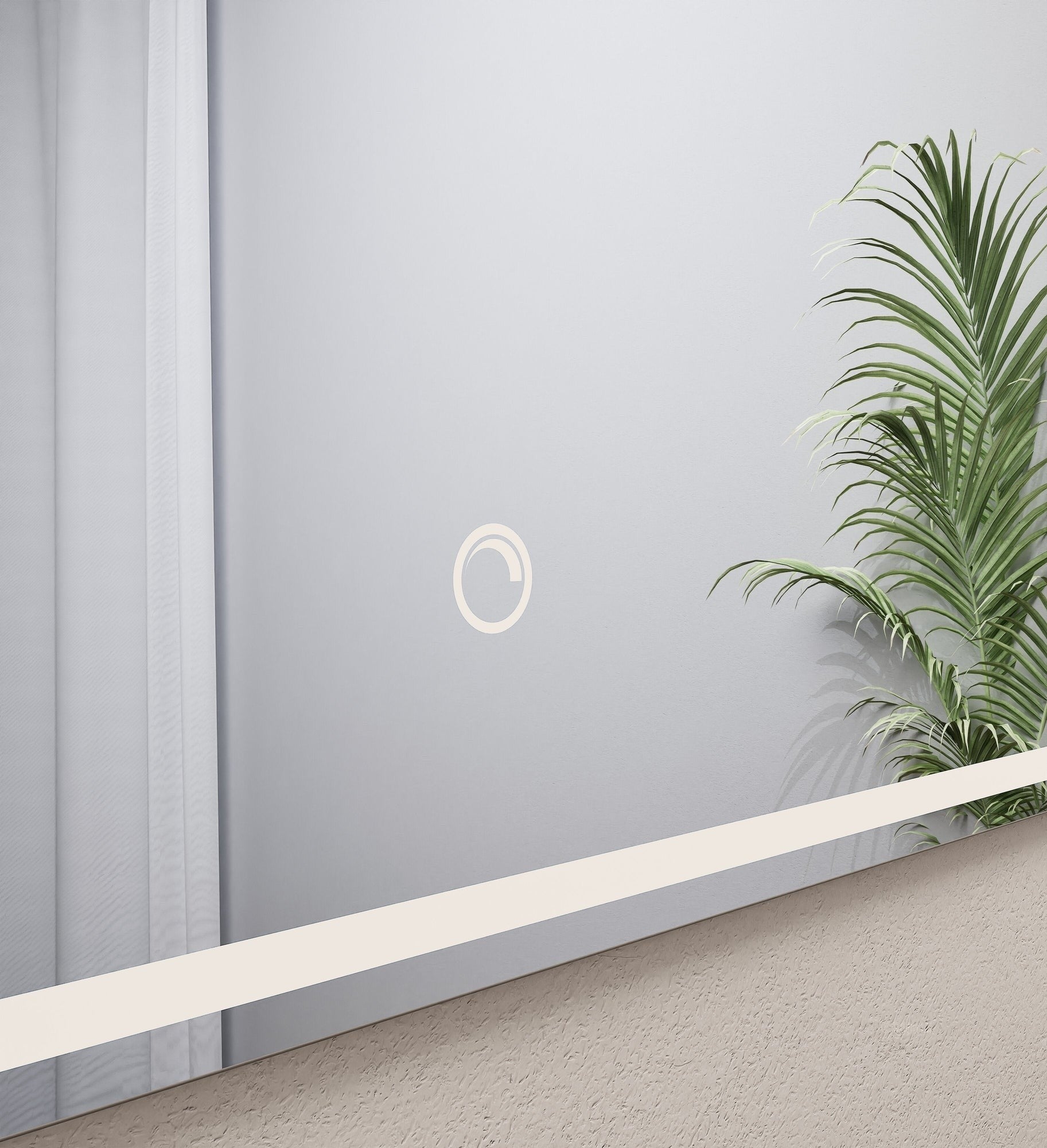 Aurora Ova Mirror with Integrated LED Lighting - ROVALUX