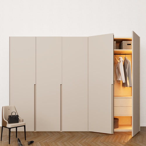 AVENA - Customizable dressing wardrobe with hinged doors - Rovalux