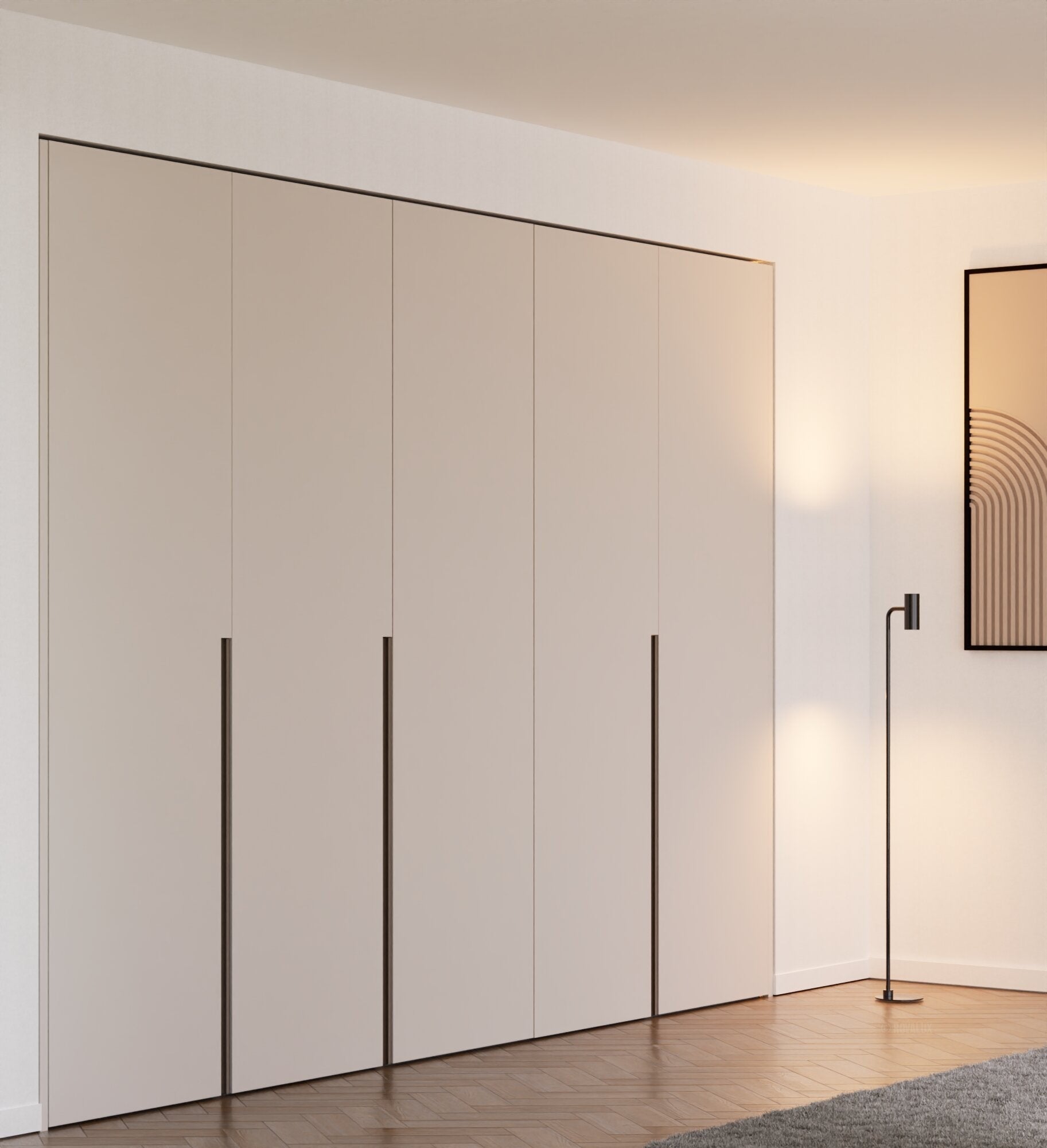 AVENA - Customizable dressing wardrobe with hinged doors - Rovalux