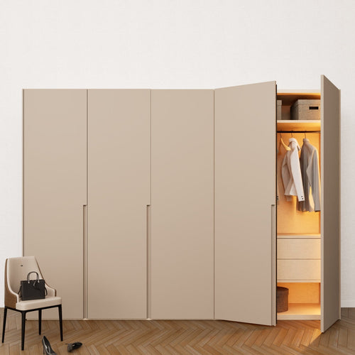 AVENA - Customizable dressing wardrobe with hinged doors - Rovalux