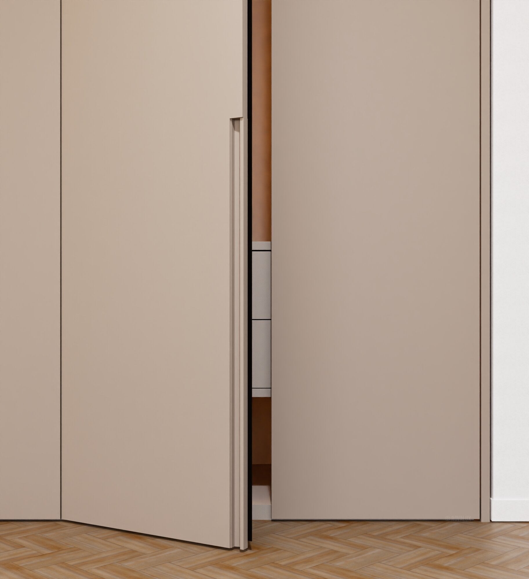 AVENA - Customizable dressing wardrobe with hinged doors - Rovalux