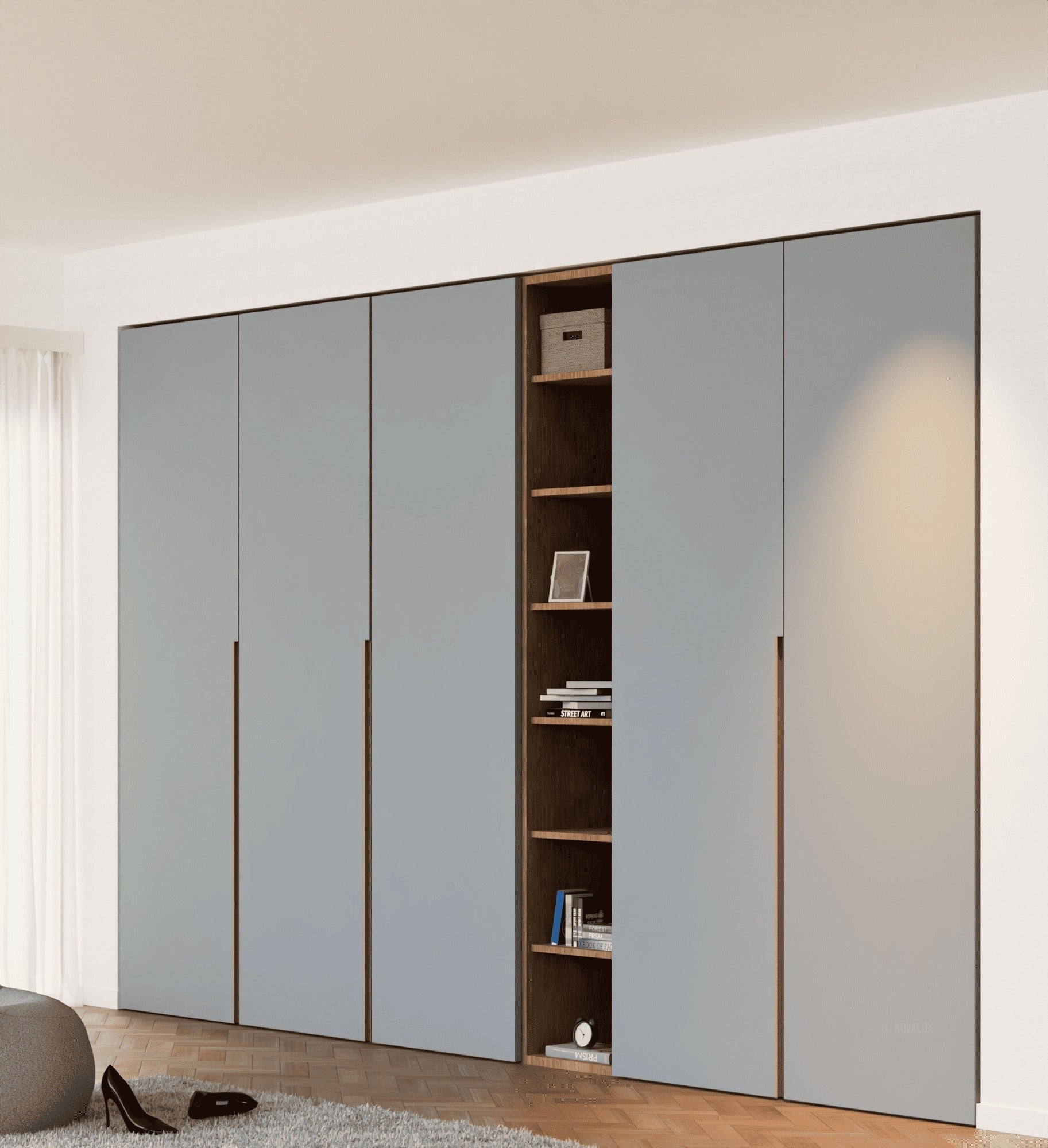 AVENA - Customizable dressing wardrobe with hinged doors - Rovalux