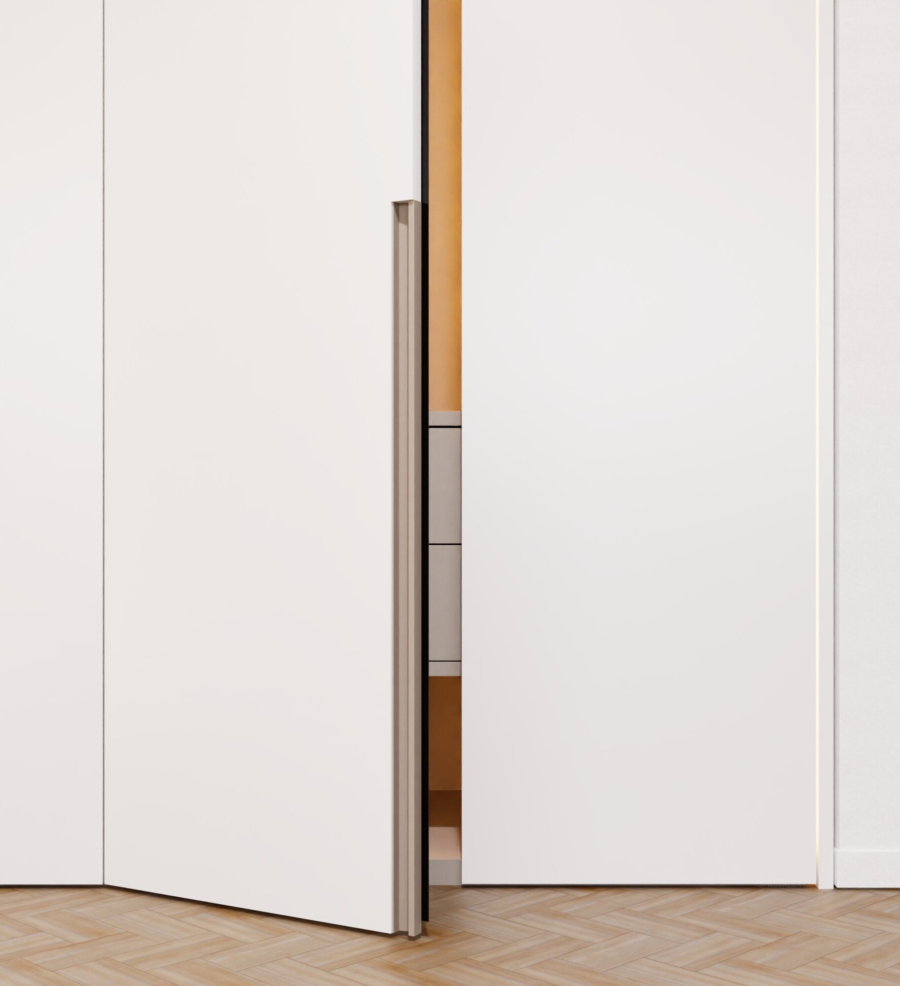 AVENA - Customizable dressing wardrobe with hinged doors - Rovalux