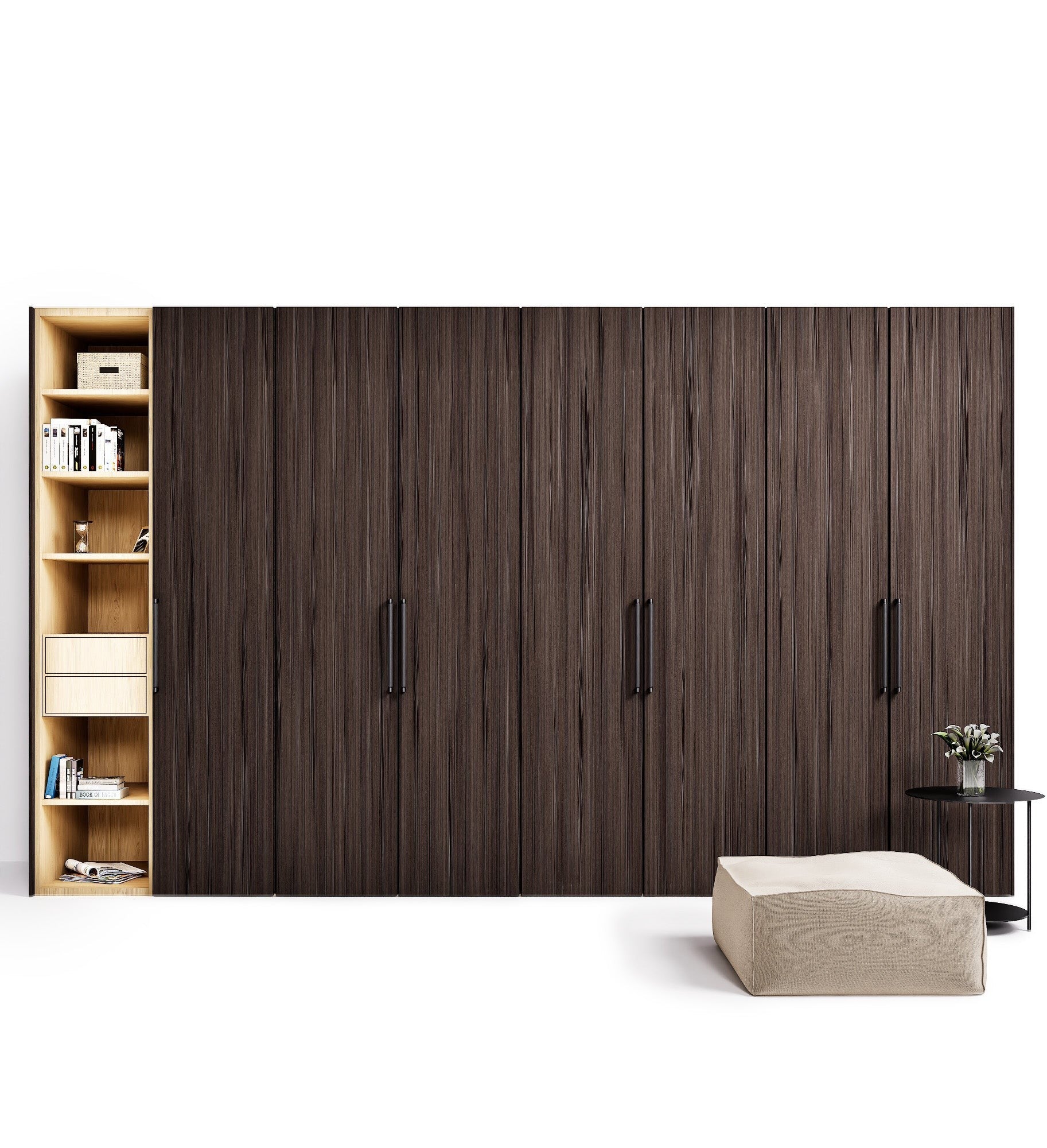 Arbora Manera - Customizable dressing wardrobe with hinged doors - Rovalux