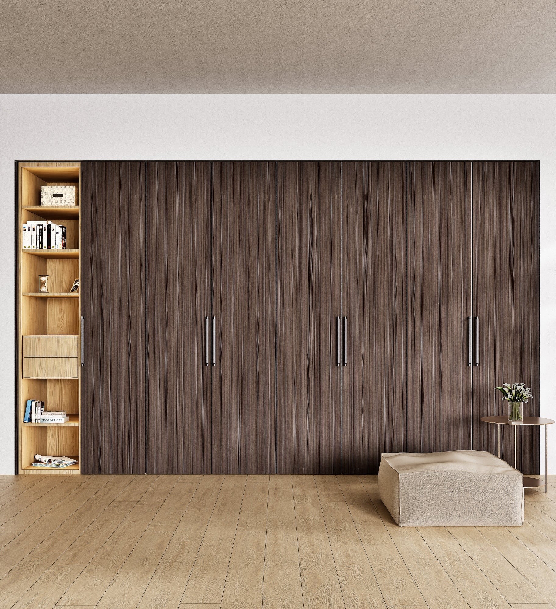 Arbora Manera - Customizable dressing wardrobe with hinged doors - Rovalux