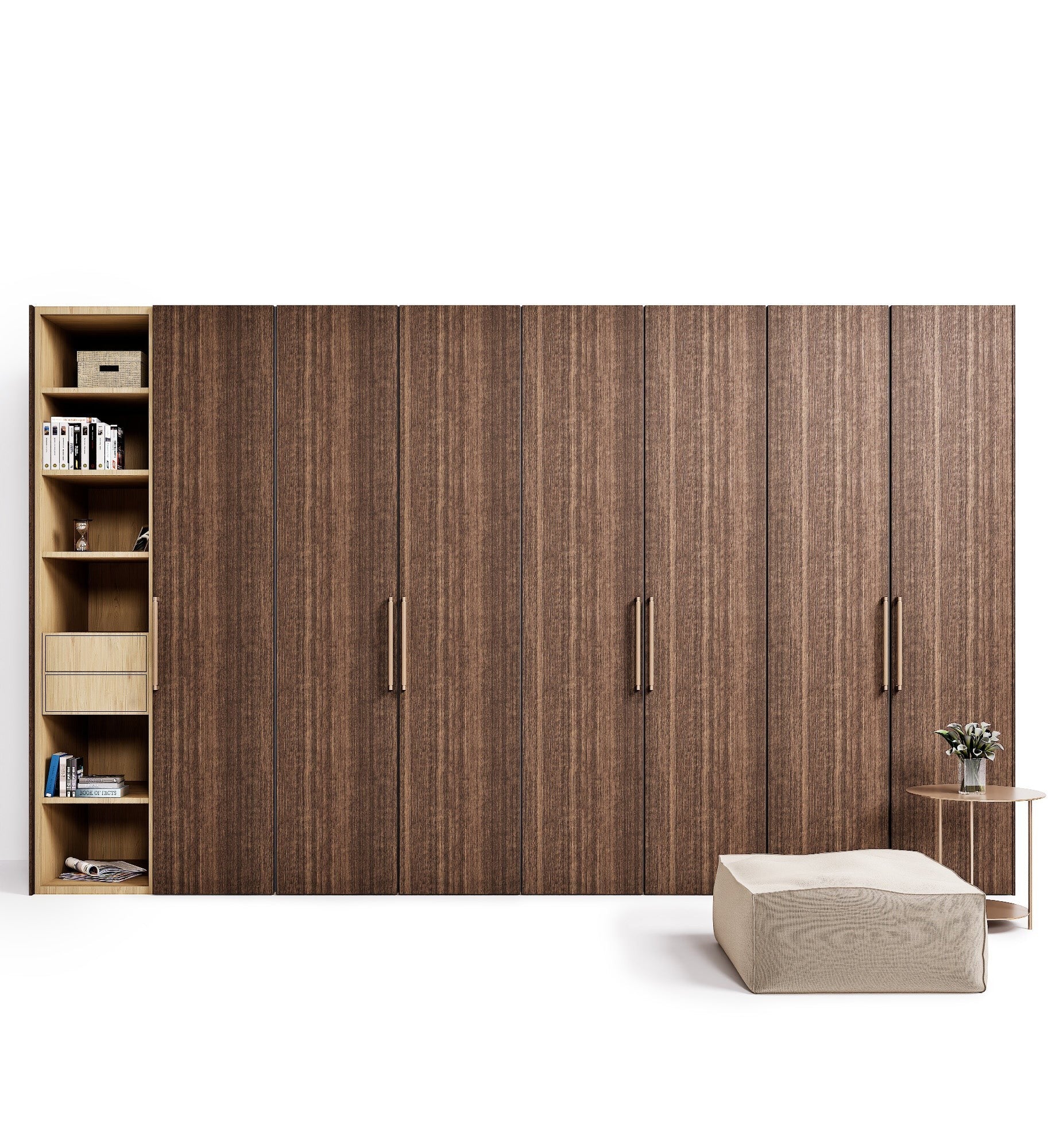 Arbora Manera - Customizable dressing wardrobe with hinged doors - Rovalux