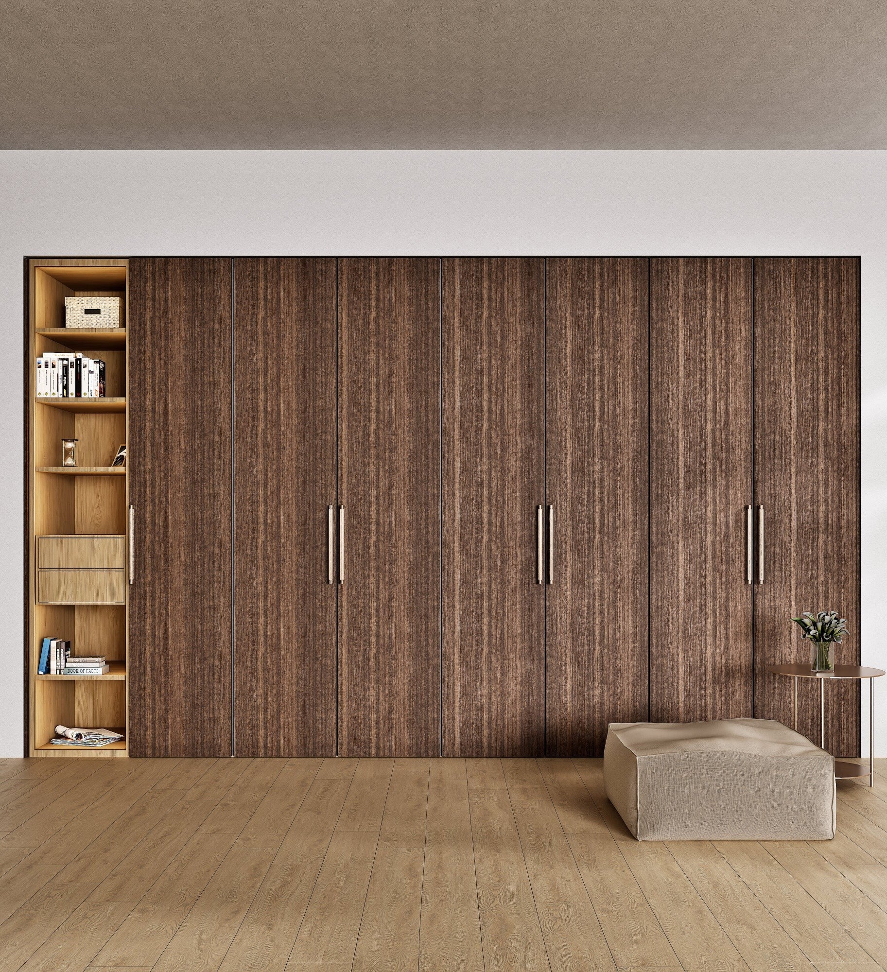 Arbora Manera - Customizable dressing wardrobe with hinged doors - Rovalux