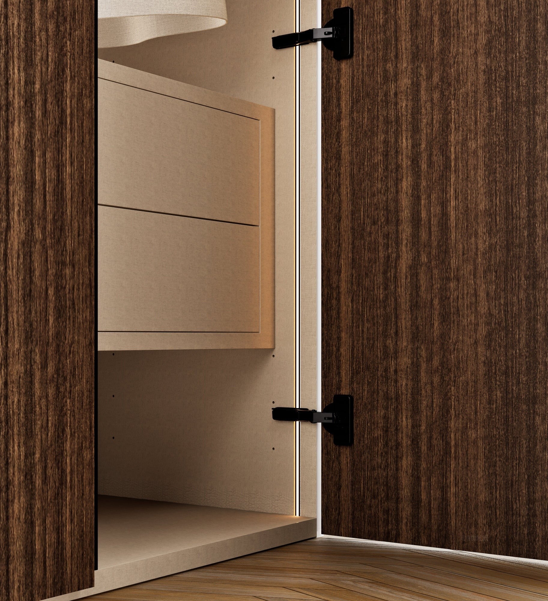 Arbora Manera - Customizable dressing wardrobe with hinged doors - Rovalux