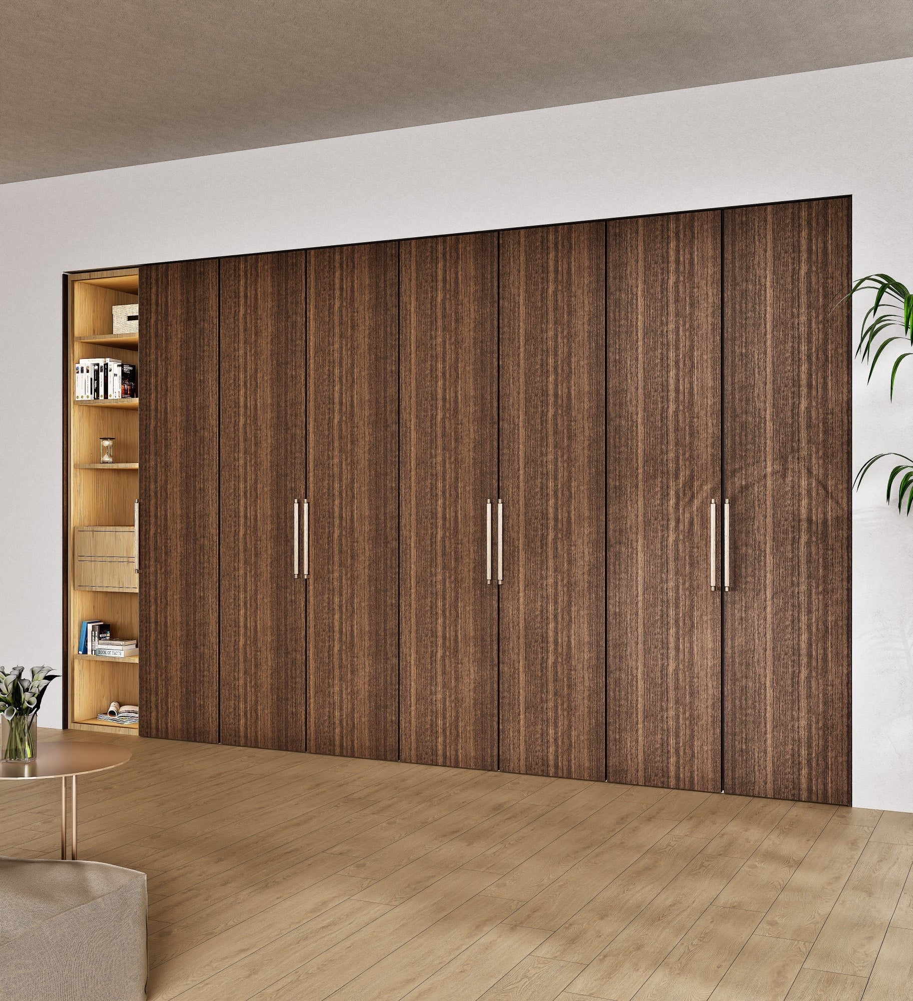 Arbora Manera - Customizable dressing wardrobe with hinged doors - Rovalux