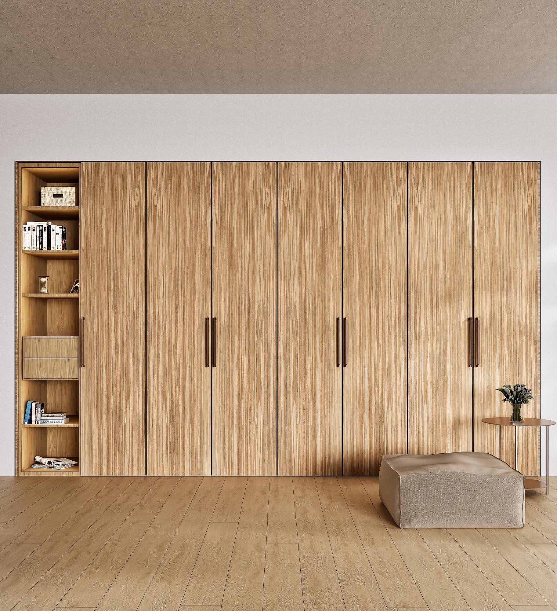 Arbora Manera - Customizable dressing wardrobe with hinged doors - Rovalux