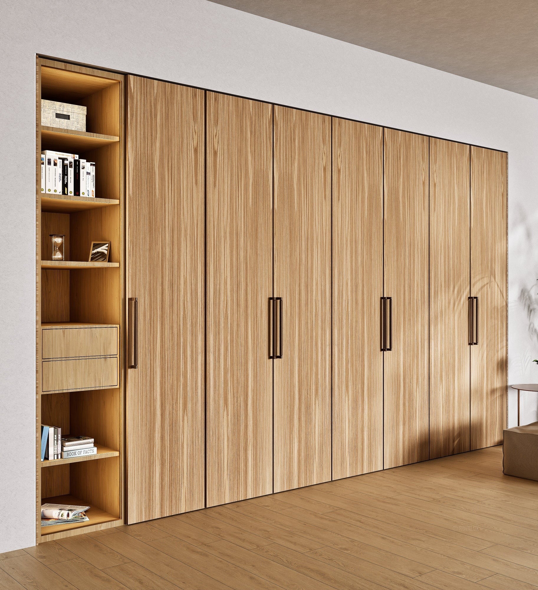 Arbora Manera - Customizable dressing wardrobe with hinged doors - Rovalux