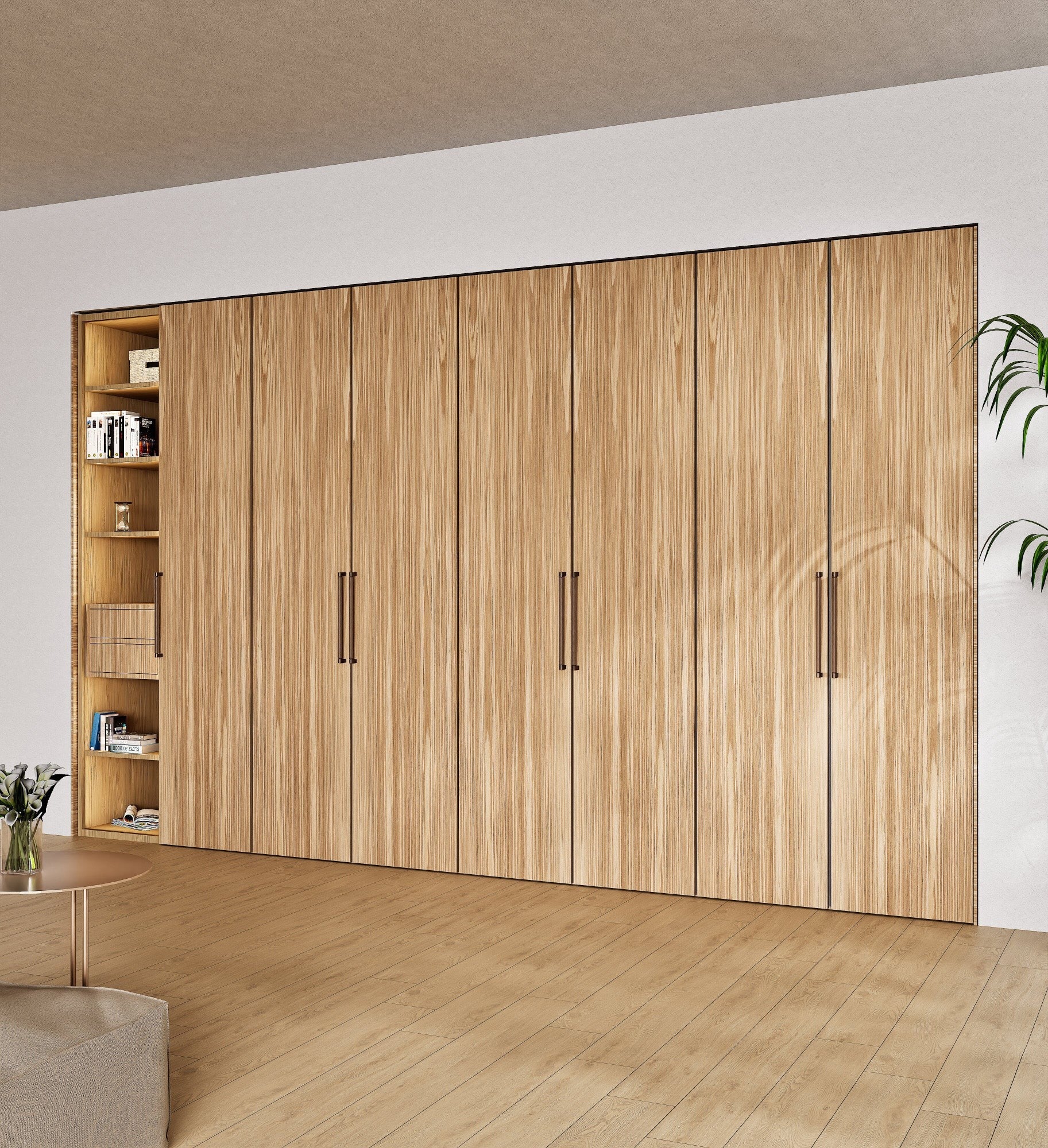 Arbora Manera - Customizable dressing wardrobe with hinged doors - Rovalux