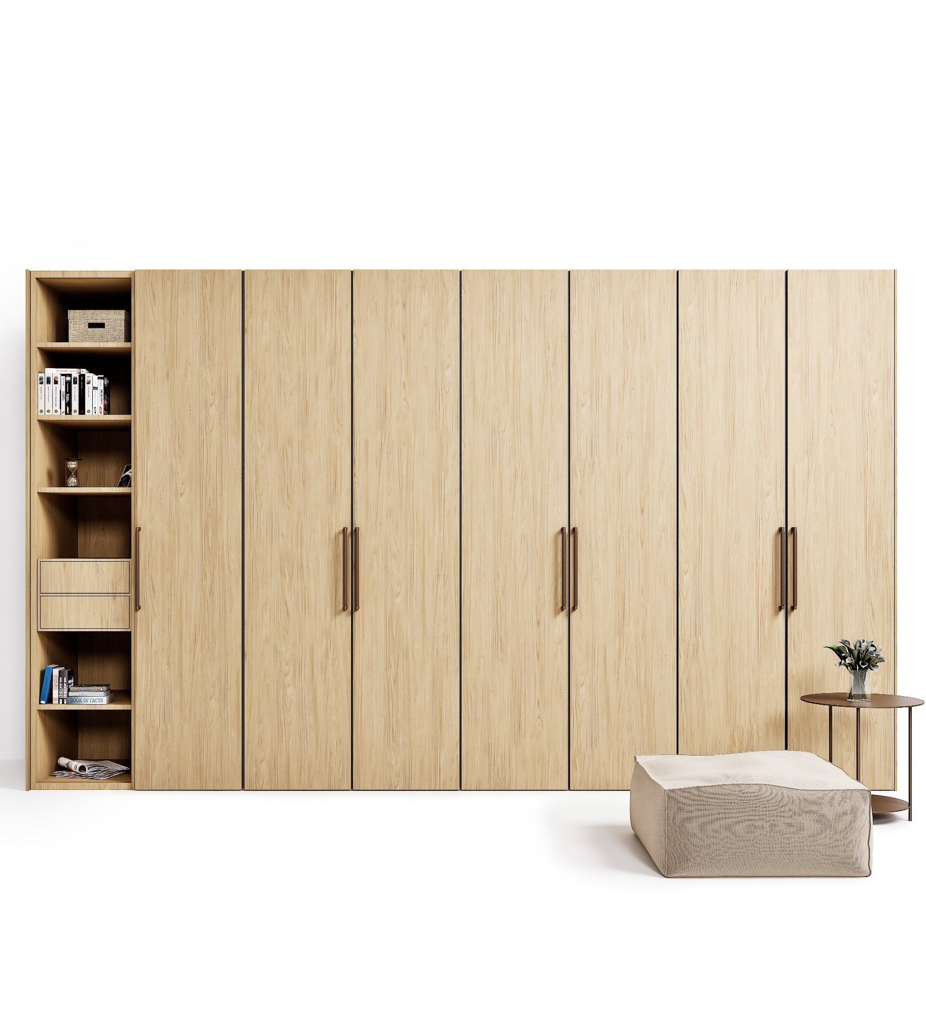 Arbora Manera - Customizable dressing wardrobe with hinged doors - Rovalux
