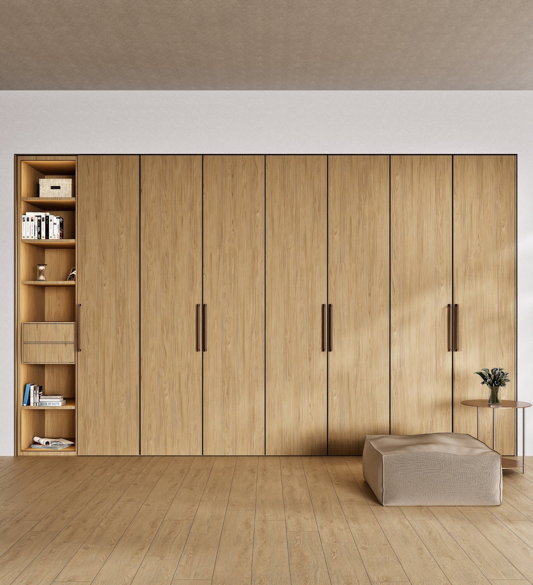 Arbora Manera - Customizable dressing wardrobe with hinged doors - Rovalux