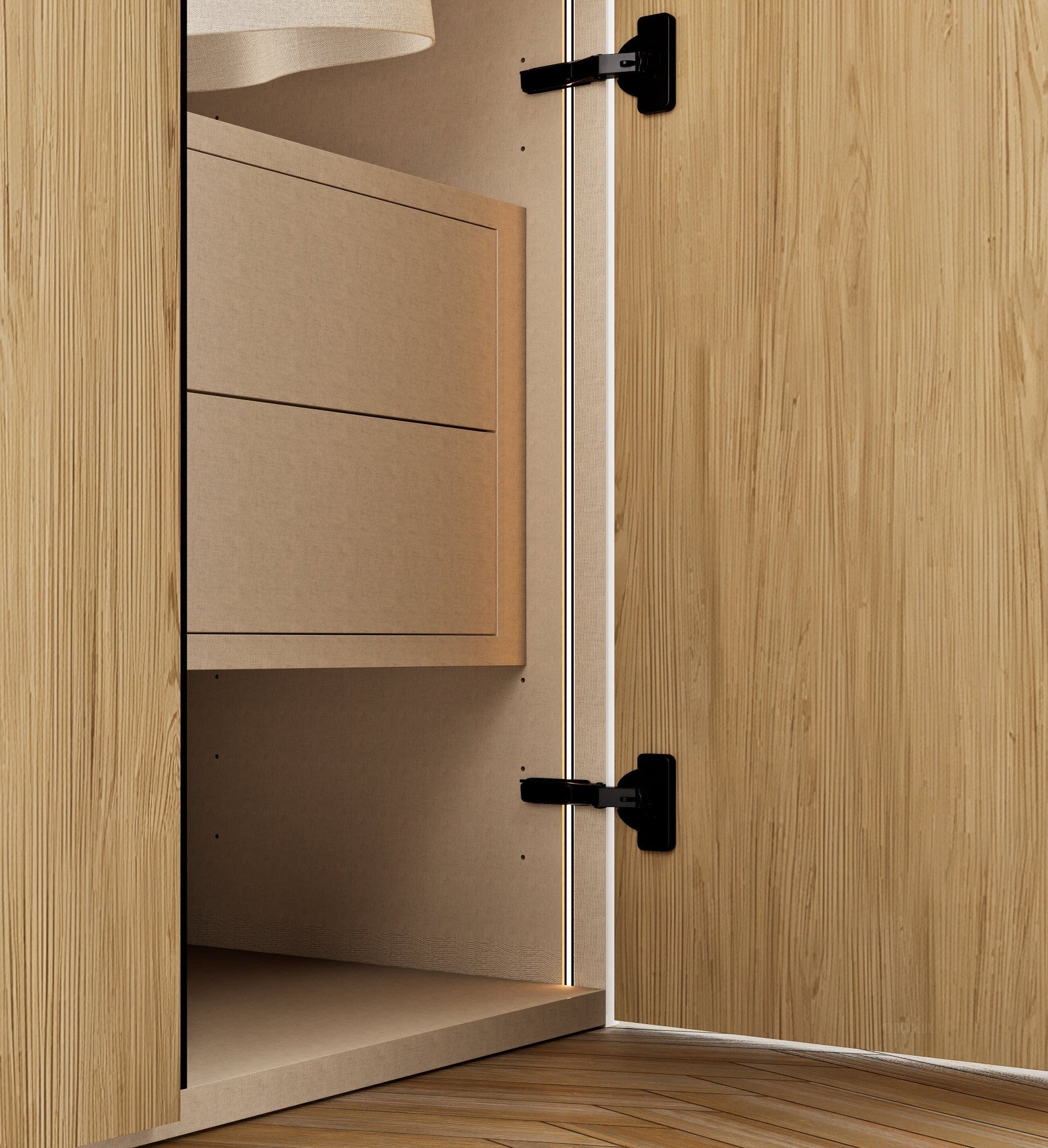 Arbora Manera - Customizable dressing wardrobe with hinged doors - Rovalux