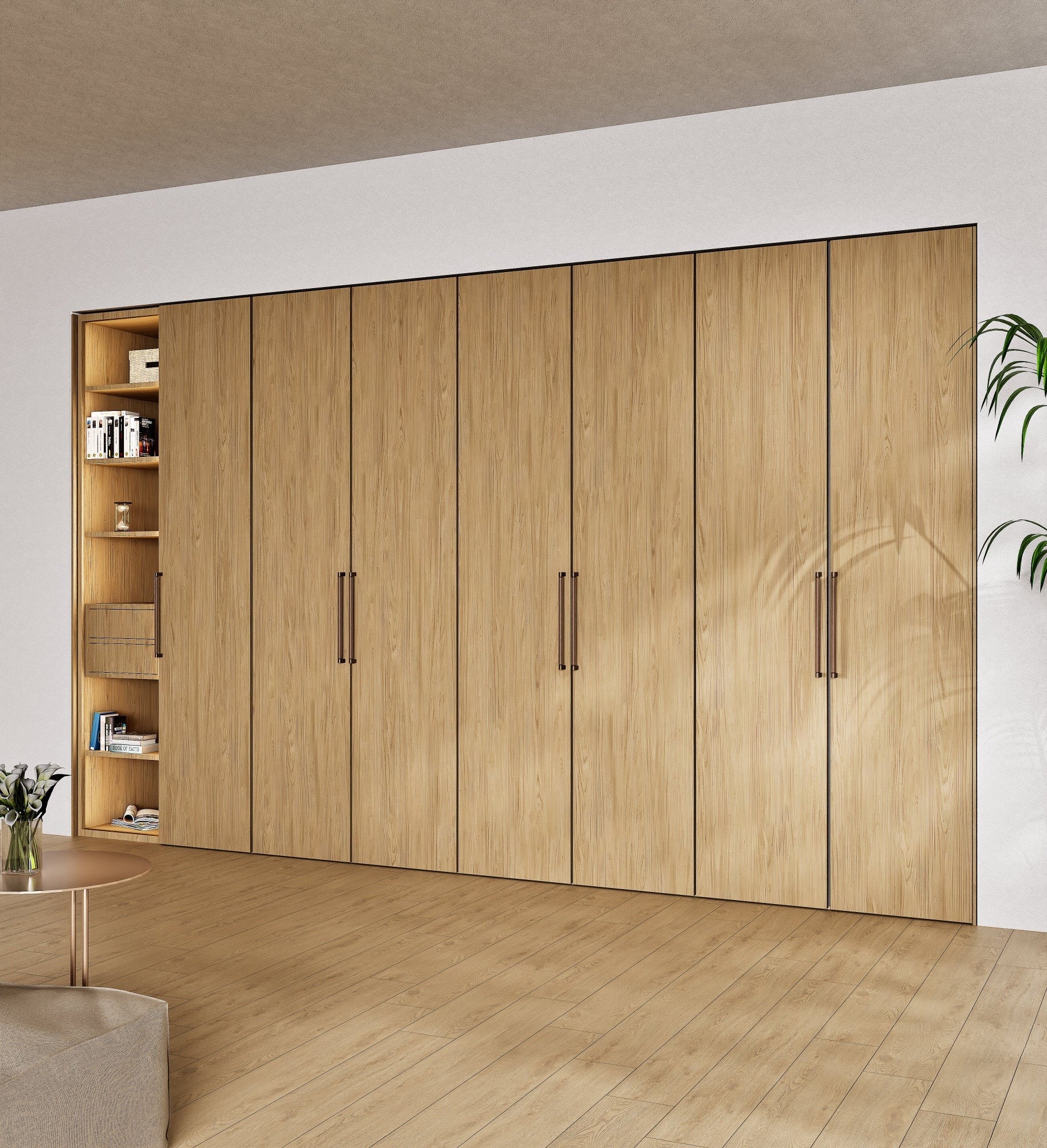 Arbora Manera - Customizable dressing wardrobe with hinged doors - Rovalux
