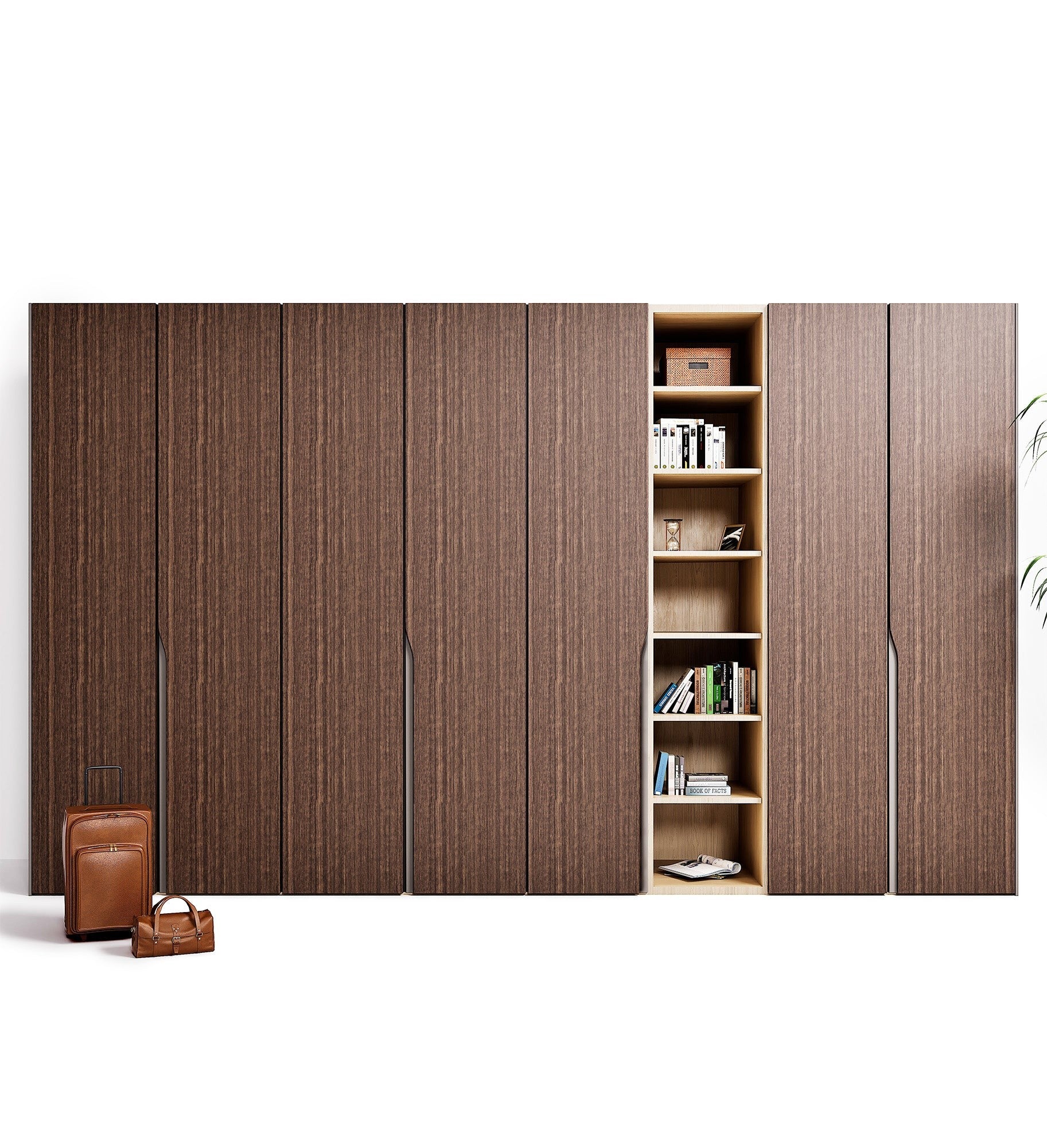 Elegance Arden - Customizable dressing wardrobe with hinged doors - Rovalux