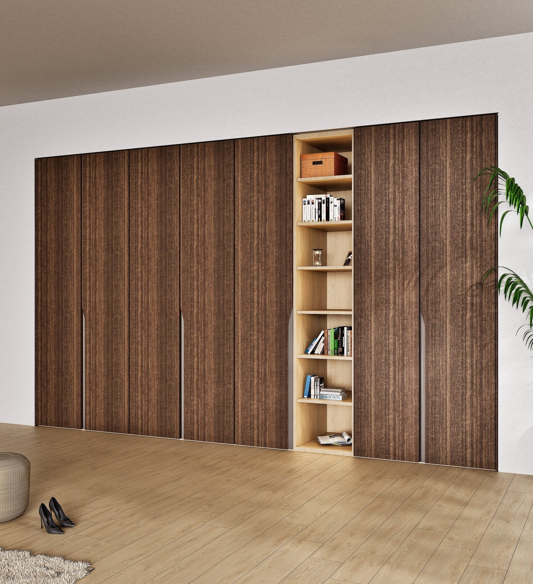 Elegance Arden - Customizable dressing wardrobe with hinged doors - Rovalux