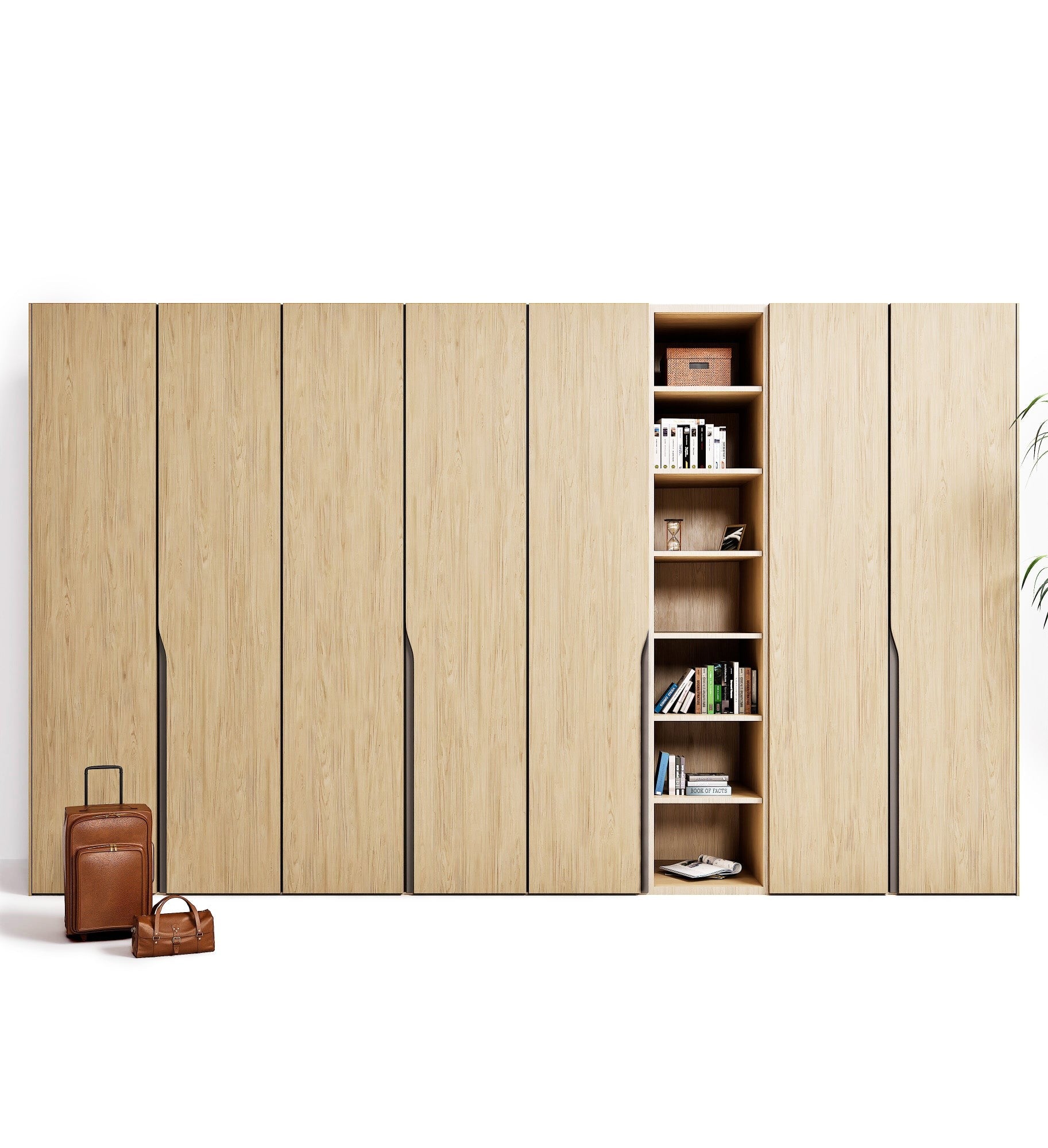 Elegance Arden - Customizable dressing wardrobe with hinged doors - Rovalux