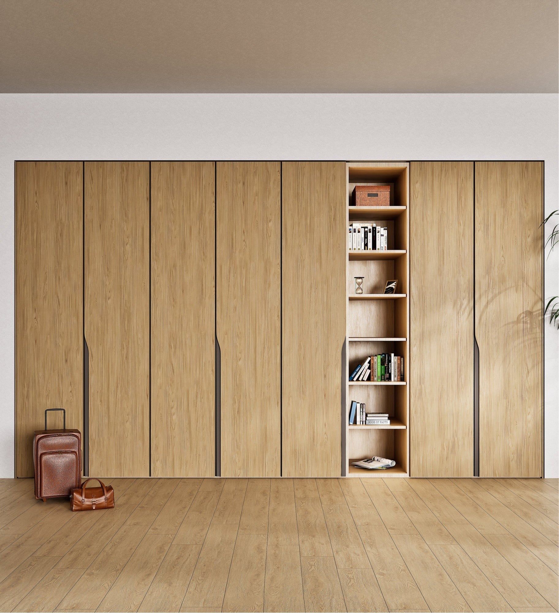 Elegance Arden - Customizable dressing wardrobe with hinged doors - Rovalux