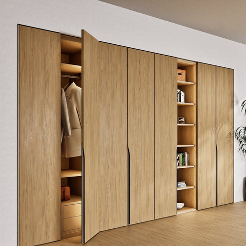 Elegance Arden - Customizable dressing wardrobe with hinged doors - Rovalux