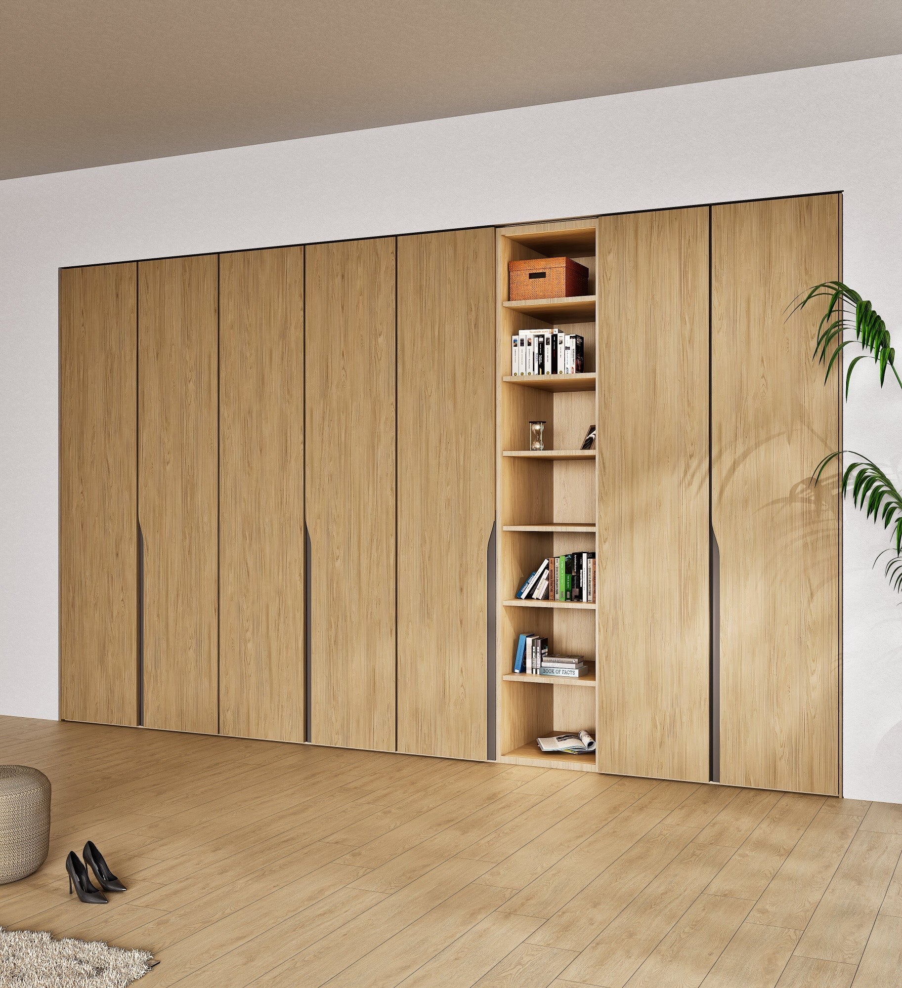 Elegance Arden - Customizable dressing wardrobe with hinged doors - Rovalux