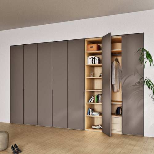 Elegance Arden - Customizable dressing wardrobe with hinged doors - Rovalux