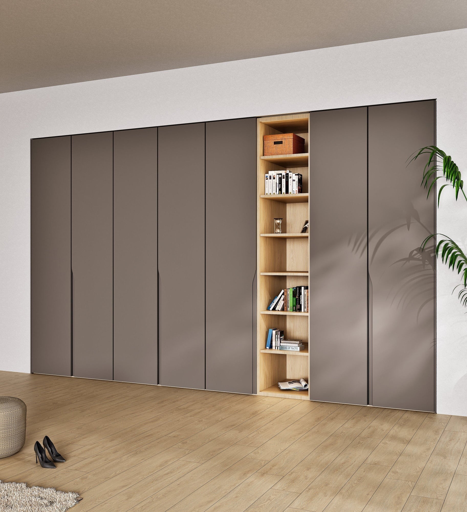 Elegance Arden - Customizable dressing wardrobe with hinged doors - Rovalux