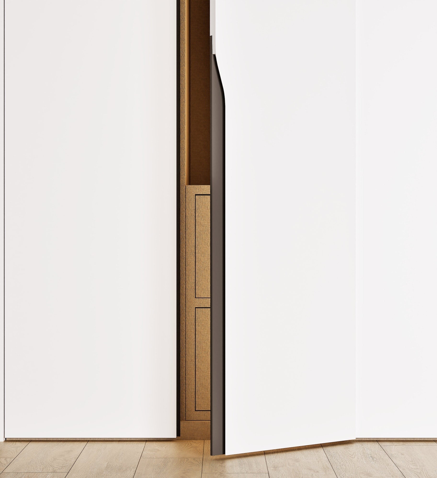 Elegance Arden - Customizable dressing wardrobe with hinged doors - Rovalux