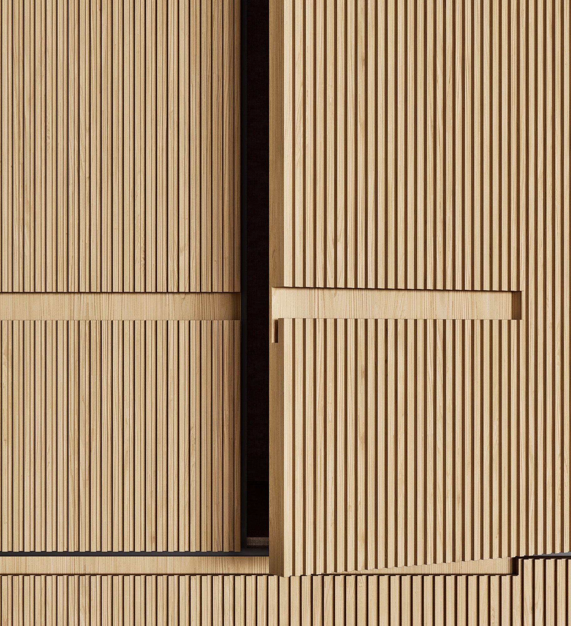 Fluvia Trama - Customizable dressing wardrobe with hinged doors - Rovalux