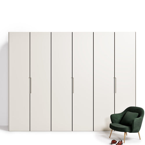 Minera Nova - Customizable dressing wardrobe with hinged doors - Rovalux