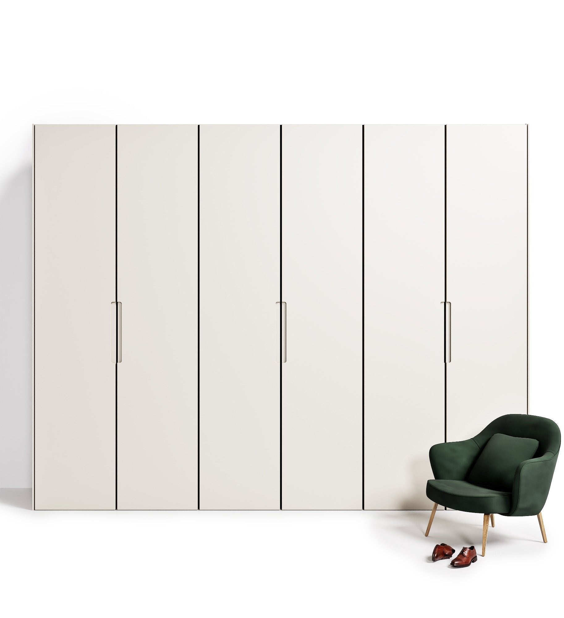 Minera Nova - Customizable dressing wardrobe with hinged doors - Rovalux
