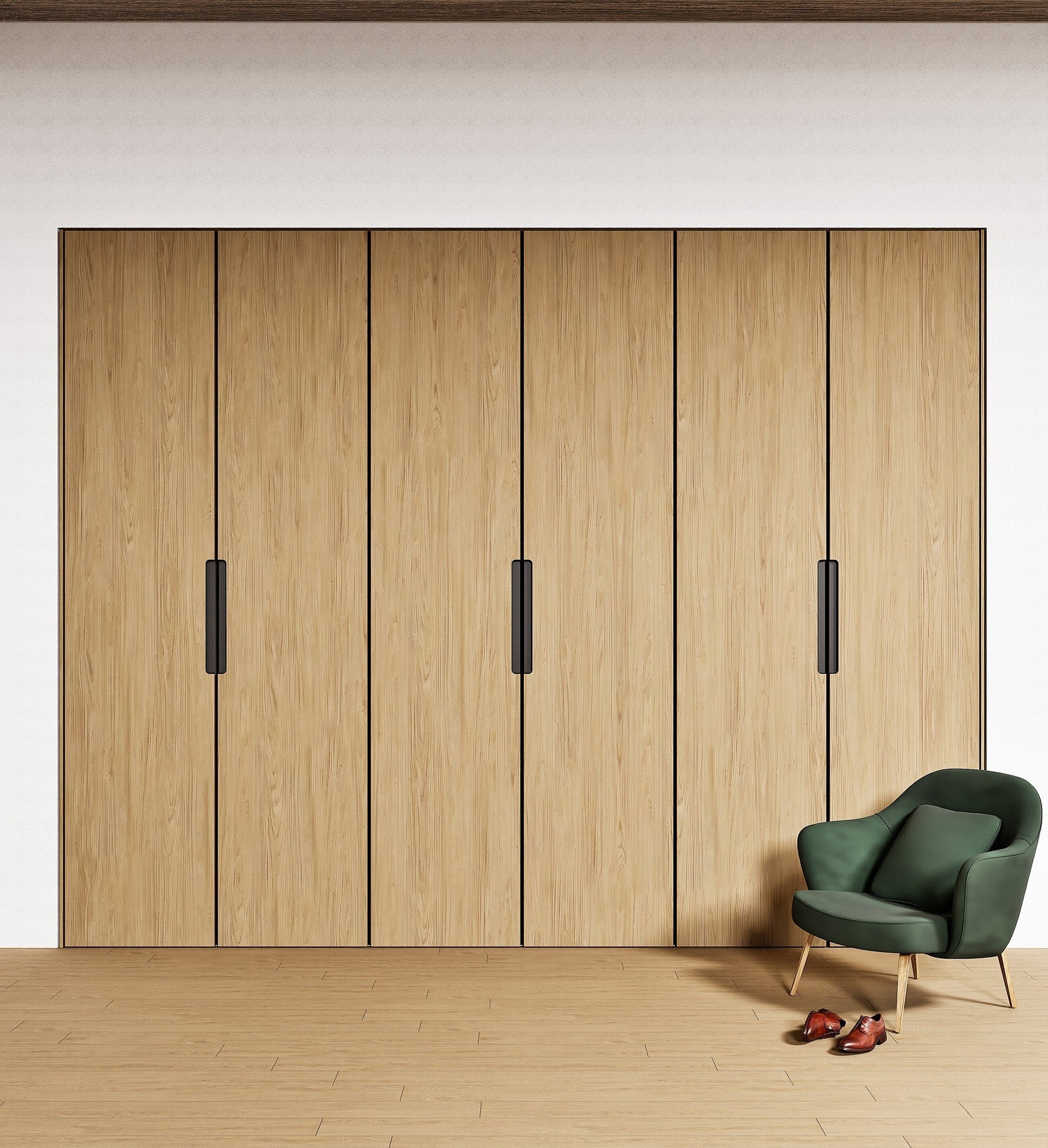 Minera Nova - Customizable dressing wardrobe with hinged doors - Rovalux