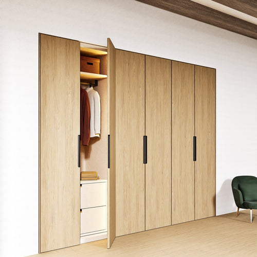 Minera Nova - Customizable dressing wardrobe with hinged doors - Rovalux