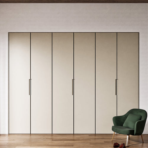 Minera Nova - Customizable dressing wardrobe with hinged doors - Rovalux