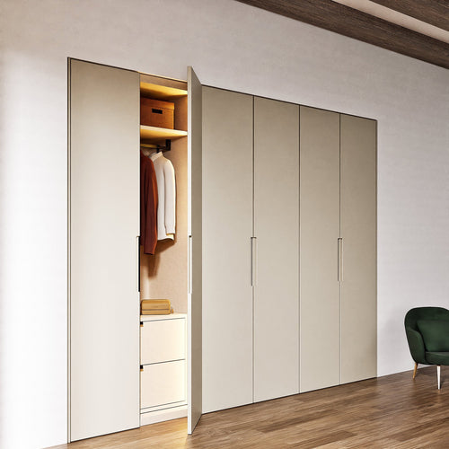 Minera Nova - Customizable dressing wardrobe with hinged doors - Rovalux
