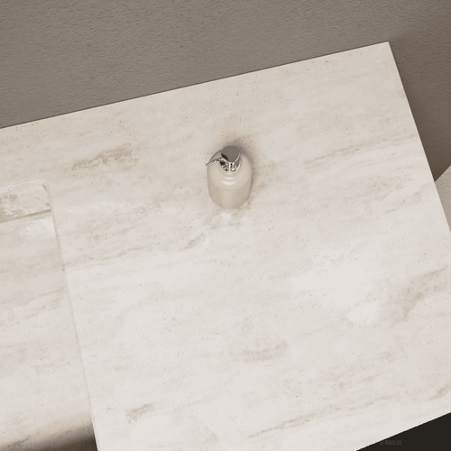 Aurora Frame – Corian® Basin with 1 Drawer and Bottom Shelf - ROVALUX