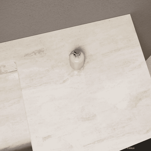 Aurora – Corian® Basin Unit with 1-Drawer and Feet-Standing Vanity - ROVALUX