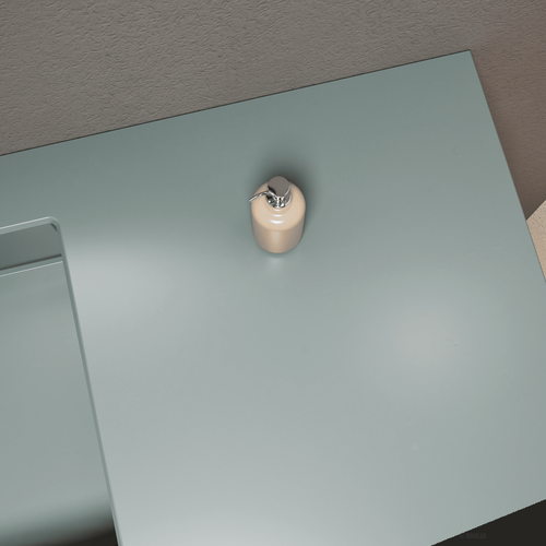 Fluvia – Corian® Basin Unit with 1 Large Drawer and an Inner Pull-Out Drower - ROVALUX