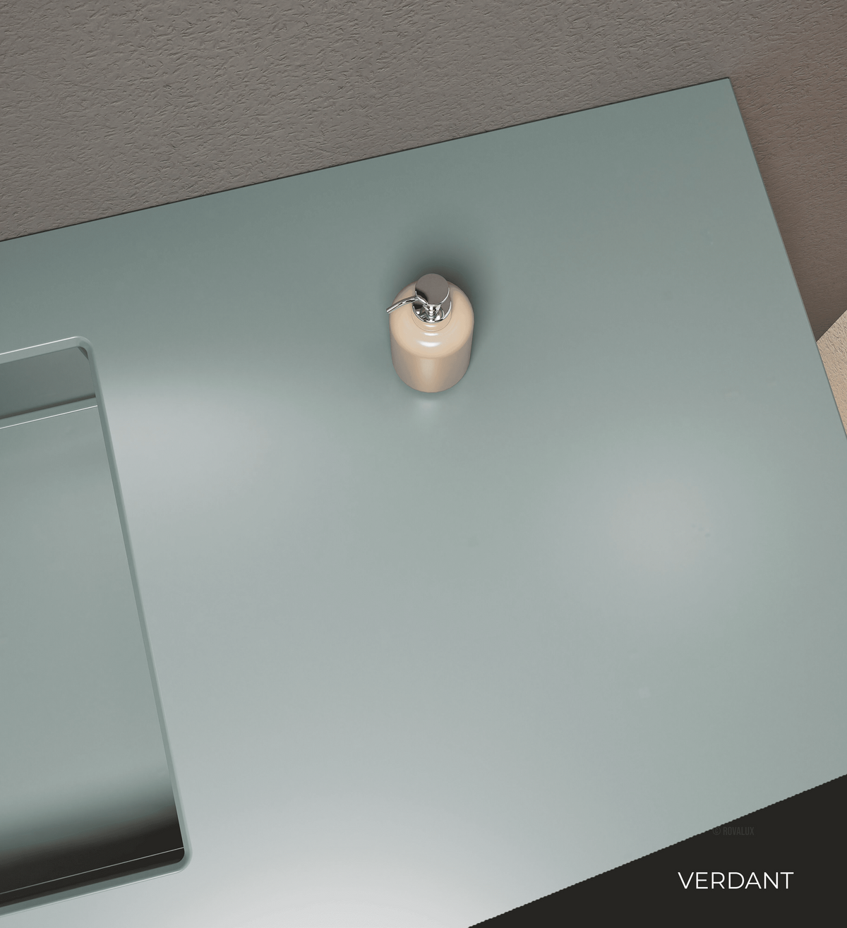 Fluvia – Corian® Basin Unit with 1 Large Drawer and an Inner Pull-Out Drower - ROVALUX