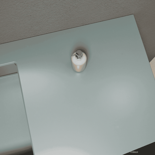 Aurora – Corian® Basin Unit with 1-Drawer and Feet-Standing Vanity - ROVALUX